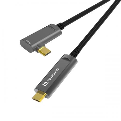 ADTECHNO AUN-5L2-010 10Gbps相応う光衣料繊維USB有線テレビ C-C L型 10m