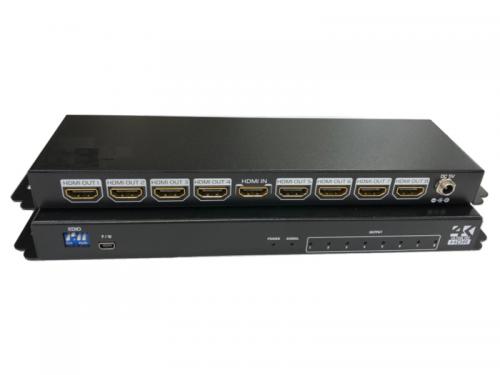 エイム陰電子 AVS2-18G108 4K/60p（18Gbps）相応う HDMIスプリッター 1インプット/8最終生産物