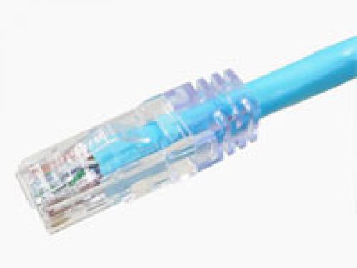 エイム電子 C6AS-UTP-SO-LB-80 カテゴリ6A UTPケーブル 単線 ストレート配線 水色 80m