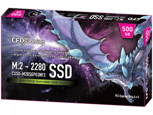 CFD販売 4988755-061766 M.2 PCIe Gen.4 x4 NVMe SSD 500GB 5年保証 CSSD-M2B5GPG3NF2