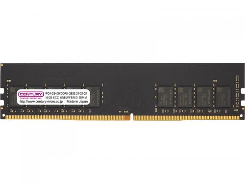 センチュリーマイクロ CB16G-D4UE2933H サーバー・ワークステーション用 PC4-23400/DDR4-2933 16GB 288pin Unbuffered-ECC DIMM 1Rank 1.2v 日本製 135,784円