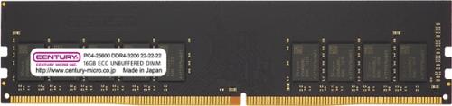 世紀マイクロ CB16G-D4UE3200 サーヴァー/ワークステーション用 マイコン4-25600/DDR4-3200 16GB 288-pin Unbuffered DIMM ECC付 1.2v 日本製 パソコン・周辺機器-その他