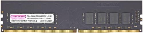 世紀マイクロ CB16GX2-D4U2933 事務机とっ始め用 パソコン4-23400/DDR4-2933 288pin Unbuffered_Non-ECC_DIMM 2Rank 1.2v 32GB Kit（16GB×2枚） 日本製
