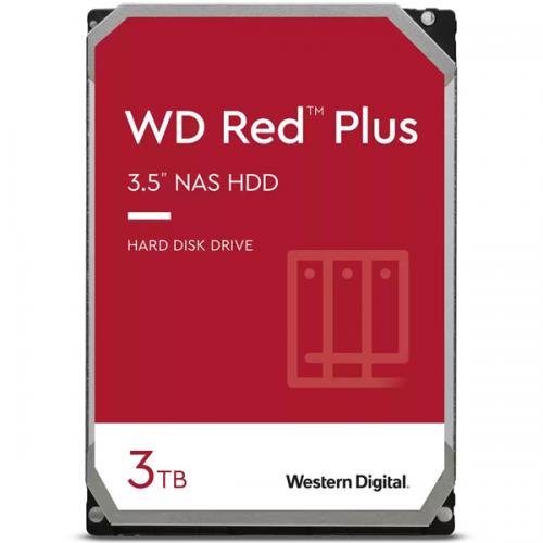 WesternDigital 0718037-884387 WD Red Plusシリーズ 3.5インチ内蔵HDD NAS用 3TB 3年保証 WD30EFZX