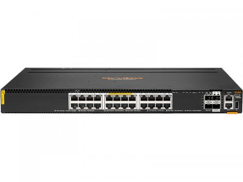 HPE R8S89A HPE Aruba Networking CX 6300M 24 Smart Rate 1/2.5/5/10G Class6 PoE 2SFP56 2SFP28 Switch