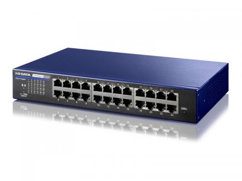 I-O DATA BSH-G24MB IEEE802.1X公証相応うL2賢しい取り替えっこ 24界面 千年紀群青