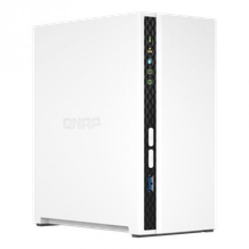 QNAP TS-233 クアッドコアCPU 1GbE 2ベイ マルチメディアNAS ディスクレスモデル メモリー2GB 標準保証2年付属 TS-233