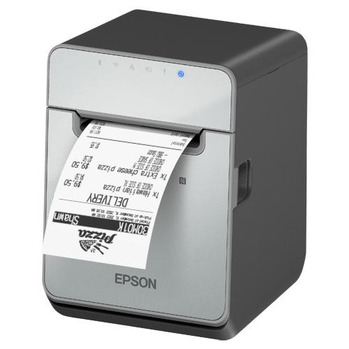 EPSON TM-L100B 受け取り証書印刷機/裏張り皆無下げ札相応う/40粍・58粍・80粍/USB・有線ローカルエリアネットワーク・Bluetooth/黒いこと真似形