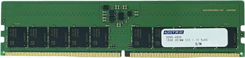 ADTEC ADS4800D-E16GSB4 DDR5-4800 UDIMM ECC 16GBx4枚 1Rx8|ISダイレクト店
