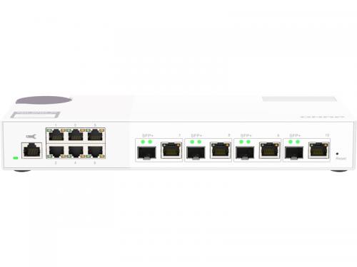 QNAP QSW-M2106-4C/F QSW-M2106-4C L2 Webマネージドスイッチ (4x10GbE + 6x2.5GbE)