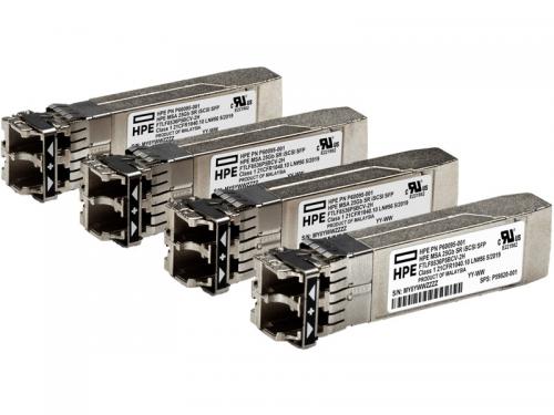HPE S0K91A MSA 25Gb Short Range iSCSI SFP28 トランシーバー (4個容器に並べる)