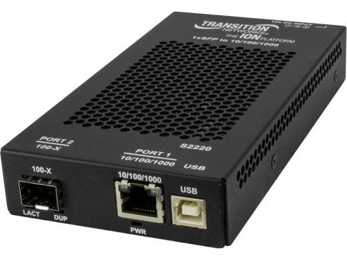 Transition S2220-1040-JP SFPあき場所拡張スロット/10/100/1000Base-T(RJ-45)/100BaseSFP