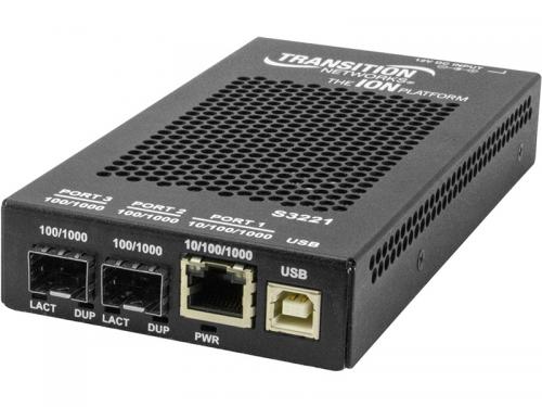 Transition S3221-1040-JP (2)SFPあき場所拡張スロット/10/100/1000Base-T(RJ-45)/SFP