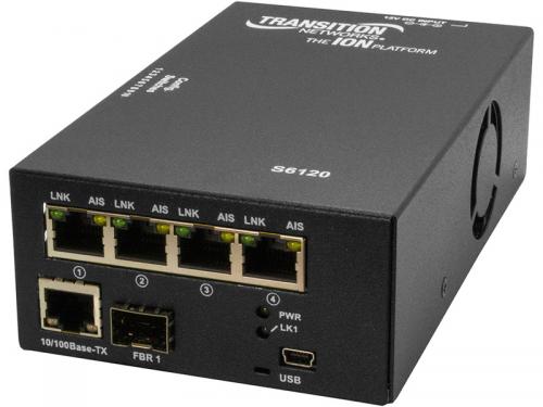 Transition S6120-1040-JP SFPあき場所拡張スロット (4) RJ48、(1) 10/100BaseTX