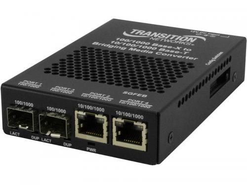 Transition SGFEB1040-330-JP (2) 10/100/1000Base-T/(2) SFP あき場所拡張スロット