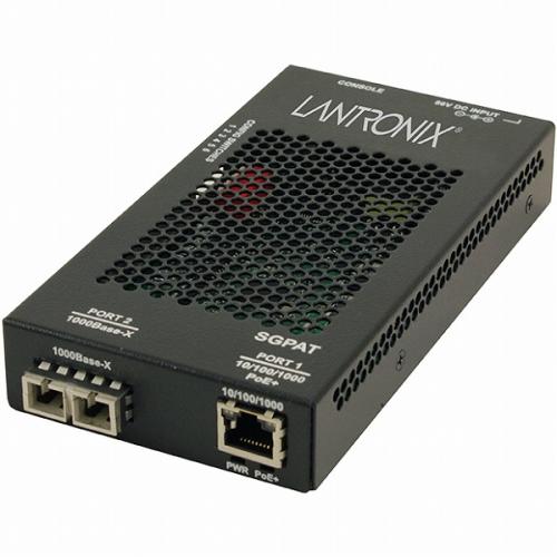 Transition SGPAT1013-105-JP 10/100/1000Base-T PoE+ (RJ-45) [100m] to 1000Base-SX 850航空マイル multimode (SC) [62.5μm: 220m] [50μm:550m]