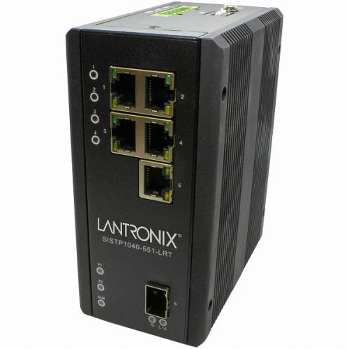 Transition SISTP1040-551-LRT アンマネージド強化因子ギガビット イーサネット PoE++ 取り替えっこ (4)10/100/1000Base-T PoE++ 界面 + (1) 10/100/1000Base-T 界面 + (1) 100/1000Base-X SFP 拡張スロット