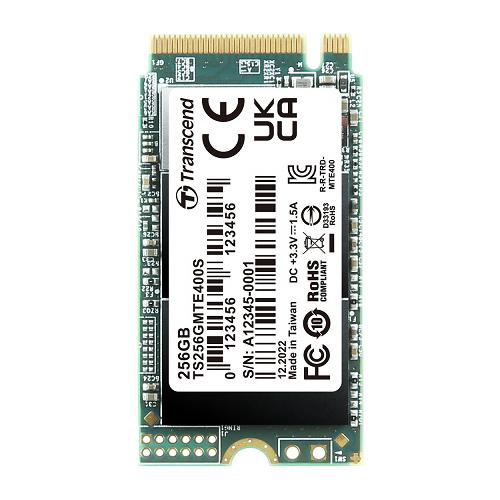 Transcend TS256GMTE400S 256GB M.2 2242PCIe Gen3x4 NVMe 3D DRAM-less｜ISダイレクト店