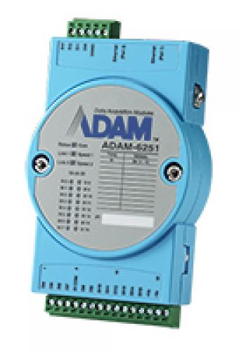 アドバンテック ADAM-6251-B ADAM-6251 イーサネットリモートI/O 16ch 縁切りデジタルインプット Modbus TCPモデュール