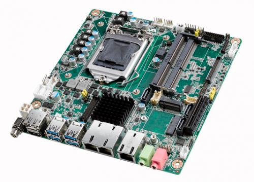 アドバンテック AIMB-286G2-00A1E 産業用マザーボード 第8、9世代 Intel Core i対応 H310搭載Mini-ITXマザーボード 2GbE/2COM/3SATA/HDMI/4USB3.0/12Vdc単一電またはATX電源対応