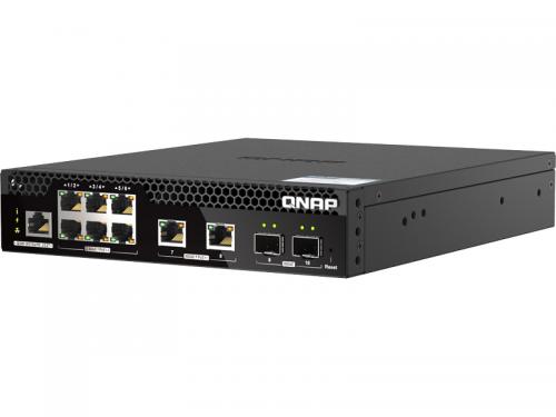 QNAP QSW-M2106PR2S2T QSW-M2106PR-2S2T L2 WebマネージドPOE取り替えっこ