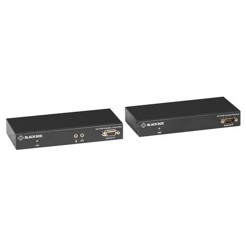 ブラックボックス KVXLCF-100-R2 KVMエクステンダーキット(DVI-D/USB/光ファイバ/フルHD対応)