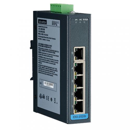アドバンテック EKI-2525I-BE 5界面広広とした動くこと気温相応う製作用イーサネットスイッチ スイッチングハブ-有線LAN