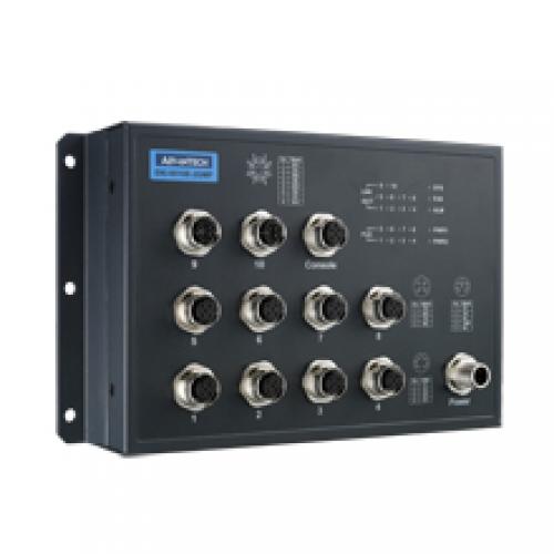 アドバンテック EKI-9510E-2GMPH-AE 加工用伝達EKI EN50155 M12 10FE PoE + 2G Managed SW 72～110VDC