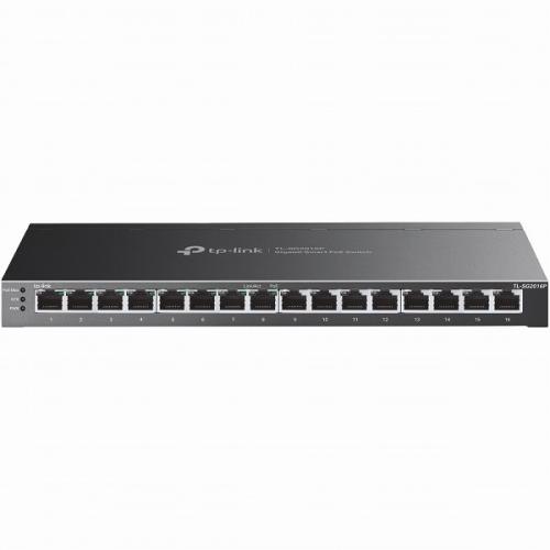 TP-LINK TL-SG2016P(UN) JetStream 16ポートギガビットスマートスイッチ（8 PoE+界面積み上げる）