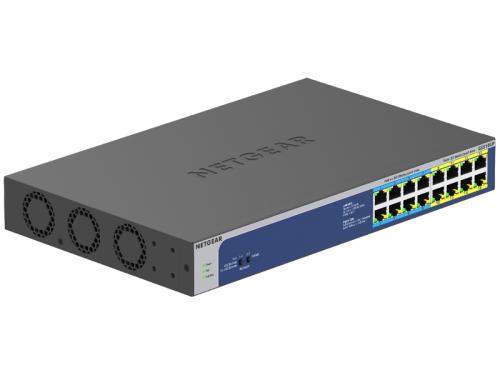 NETGEAR GS516UP-100AJS Ultra60 PoE+対応(380W)ギガビット16ポート アンマネージスイッチ｜ISダイレクト店