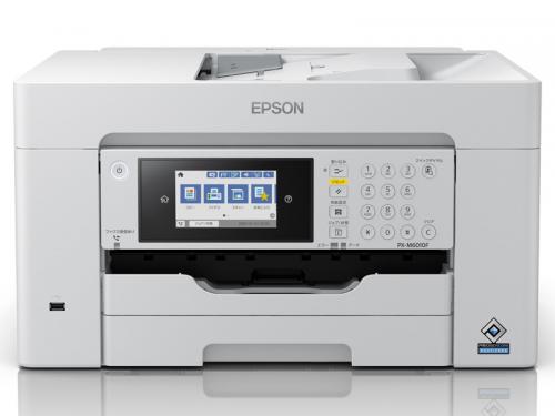 EPSON PX-M6010F A3相応う色つやインクジェット練りあわせる機/4色絵の具/色つや22PPM・モノクロ32PPM/有線・無線電話ローカルエリアネットワーク/Wi-Fi Direct/1段テープ/4.3型タッチパネル