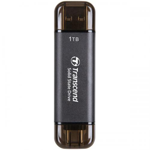 Transcend TS1TESD310C スティック型SSD USB 10Gbps 1TB ブラック｜ISダイレクト店
