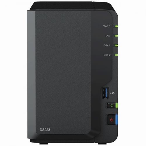 Synology DS223 Realtek RTD1619B 中央処理装置積み上げる 低通貨価値2ベイNAS DiskStation DS223