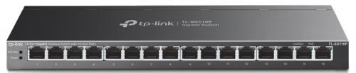 TP-LINK TL-SG116P(UN) 16界面 ギガビット 学習机とっ始め スイッチングこしき（16PoE+界面積み上げる）