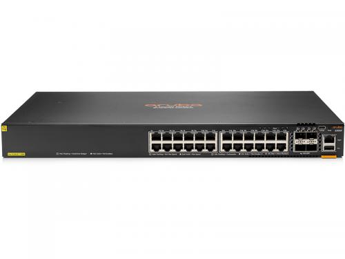 HPE JL725B#ACF HPE Aruba Networking CX 6200F 24G Class4 PoE 4SFP+ 370W Switch