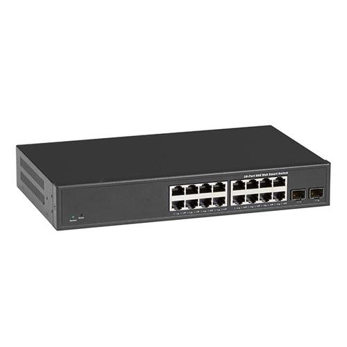ブラックボックス LGB2118A-R2 ギガビットスイッチ 16界面 10/100/1000B-T(16) + SFP(2) 気違い受け答え遣りくち