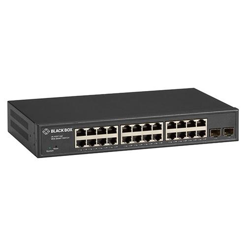 ブラックボックス LGB2126A ギガビットスイッチ 24界面 10/100/1000B-T(24) + SFP(2) 気違い受け答え遣りくち