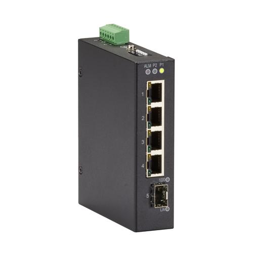 ブラックボックス LIG401A INDRy 産業用スイッチ 4ポート 管理機能なし DC電源 10/100/1000BaseTx4 SFPx1