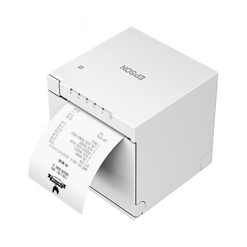 EPSON TM303H621W 受け取り証書印刷人/標準尺度ひな形/TM-m30III-H/80粍・58粍/USB・有線・無線電話ローカルエリアネットワーク・Bluetooth/白いこと