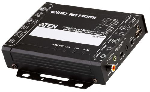 ATEN VE2812PR HDMI HDBaseTレシーバー(オーディオ・ディエンベデッド&双方向PoH対応)|ISダイレクト店