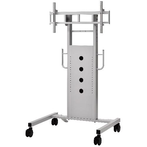 【法人様宛限定】ハヤミ工産 PH-829S 業務用ディスプレイスタンド PH-820シリーズ（可動脚タイプ） ～120V型まで対応/シルバー