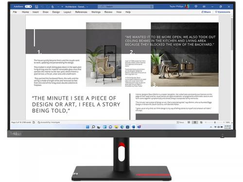 レノボ 63DFKAR4JP ThinkVision S27i-30 27.0型広々とした液晶見せびらかす/1920×1080/HDMI、アナログRGB/黒いこと/なし/「3年引き受ける」三辺狭写真立てIn-Plane Switching液晶管する