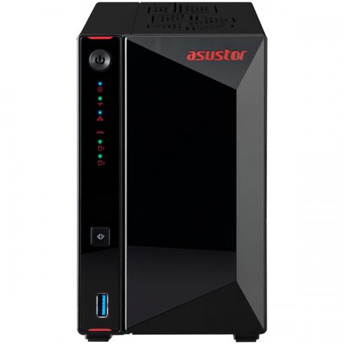 ASUSTOR AS5402T NIMBUSTOR 2 Gen2 2ベイNAS Intel Celeron N5105 クアッドコア 中央処理装置 4GB DDR4 M.2 SSD 4拡張スロット積み上げる 3年引きうける