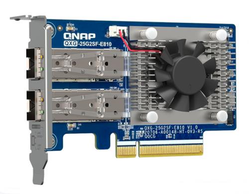 QNAP QXG-25G2空想科学小説 2界面 25GbE SFP28 ローカルエリアネットワーク歌留多 (QXG-25G2空想科学小説-E810、単体)