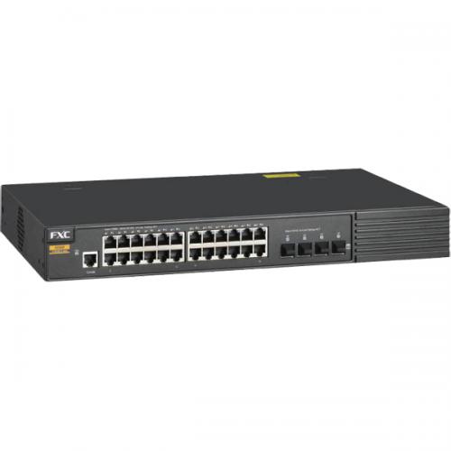 FXC FXC6528 28界面管理すること役立つこと付き添い人ギガビットスタッカブルスイッチ