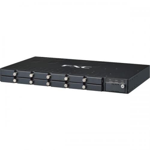 FXC LEX1012-45-ASBX 12スロットマイクロメディアコンバータ 1U ラックマウントシャーシ(DCワット数単一のものx1 FAN単一のものx2) + 同生産品SBXバンドル
