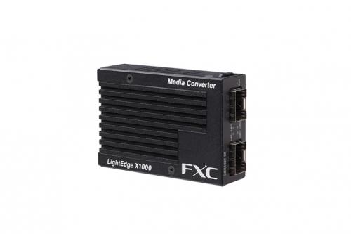 FXC LEX1821-2F-ASBX 1000BASE-X(SFP) to 1000BASE-X(SFP)マイクロメディアコンバータ + 同生産品SBXバンドル