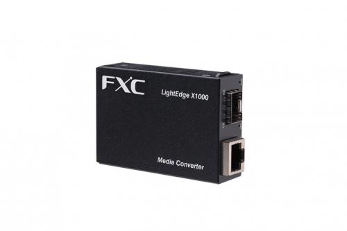 FXC LEX1841-1F-ASBX 10BASE-T/100BASE-TX to 100BASE-FX （SFP 拡張スロット）マイクロメディアコンバータ + 同生産物SBXバンドル