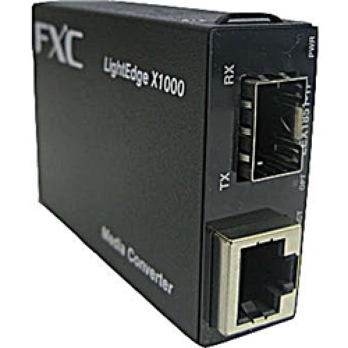 FXC LEX1851-1F RJ-45 to SFP 手段変換器 ネットワーク機器-その他