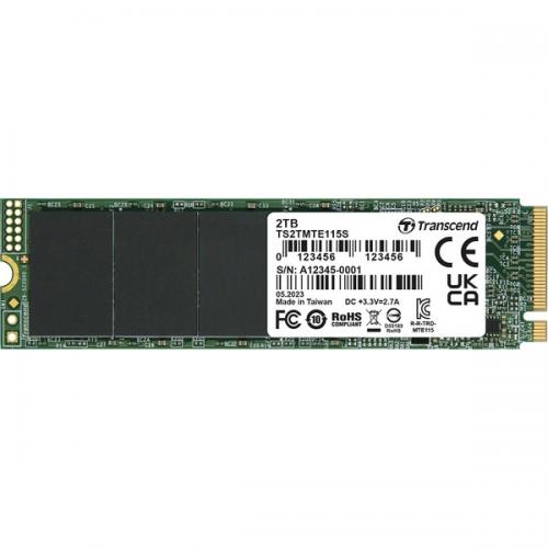 Transcend TS2TMTE115S M.2 2280 NVMe PCIe Gen3 x4 2結核症